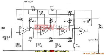 基于LM324的LED電平指示器電路設(shè)計(jì)與軟件開(kāi)發(fā)